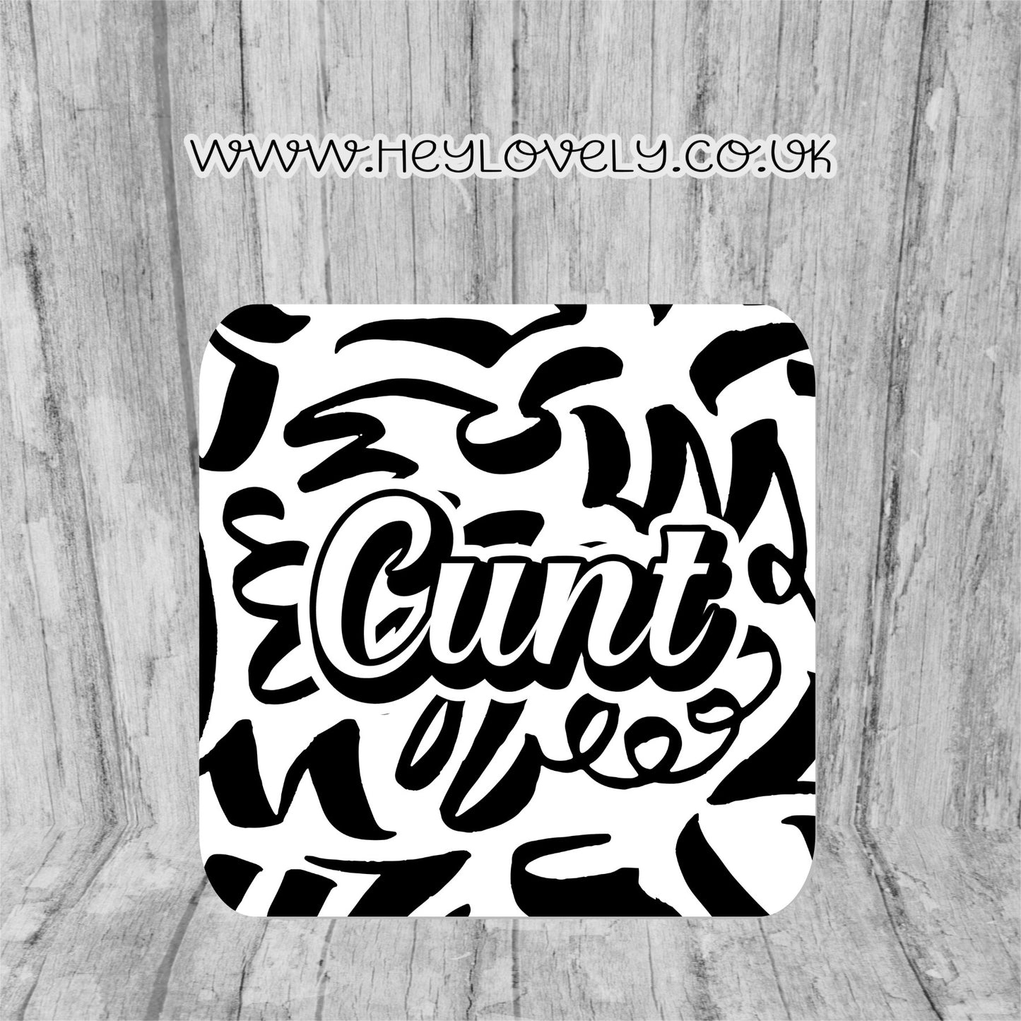 Sweary Mug Black & White Design
