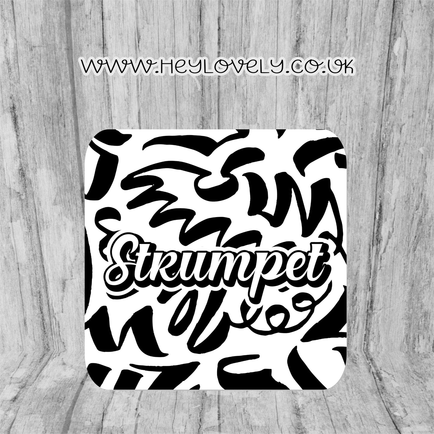 Sweary Mug Black & White Design