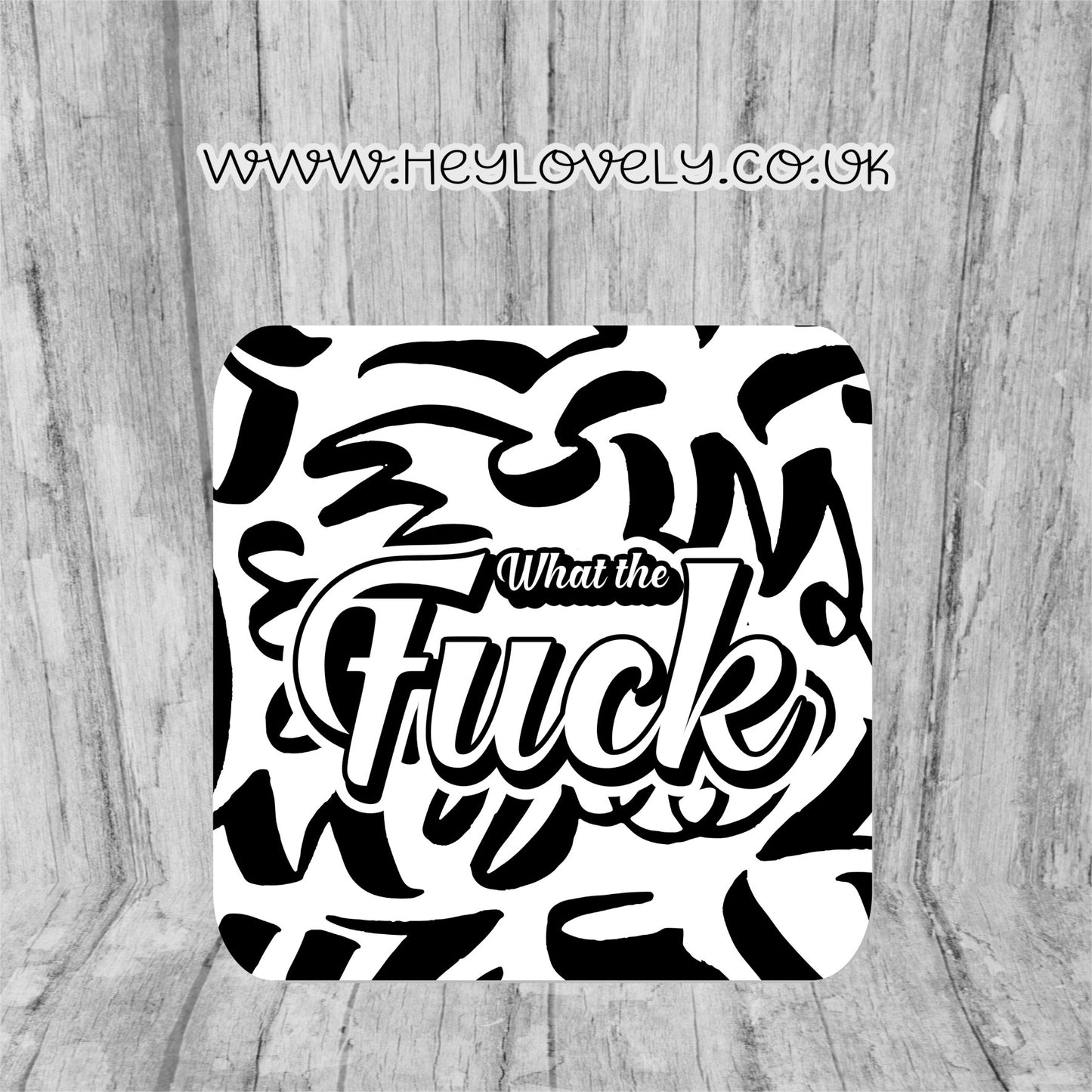 Sweary Mug Black & White Design