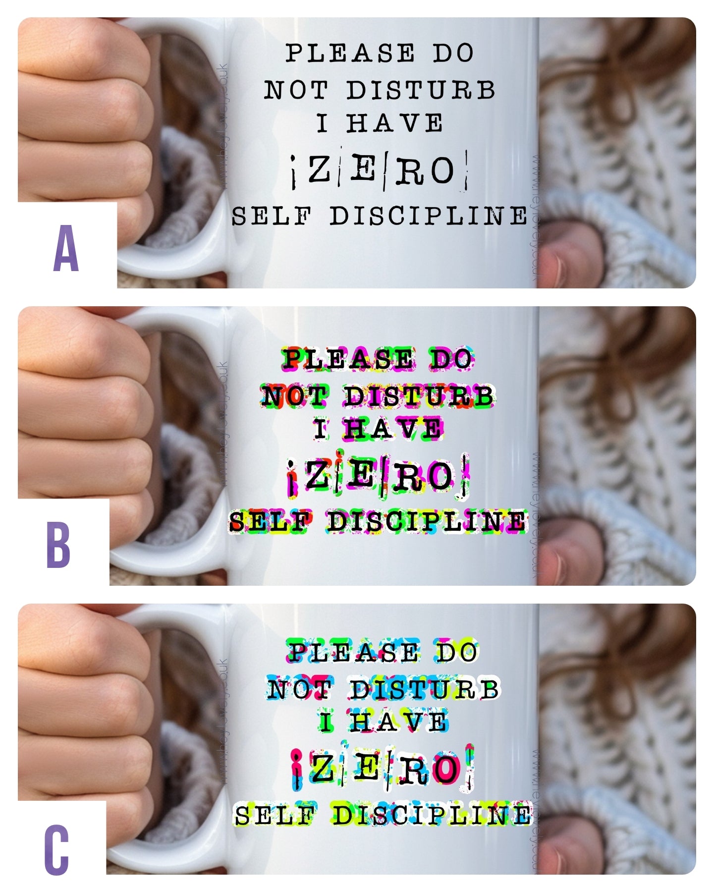 Zero self discipline