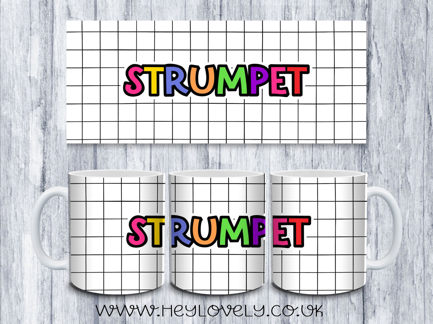 Sweary Mug Check Design