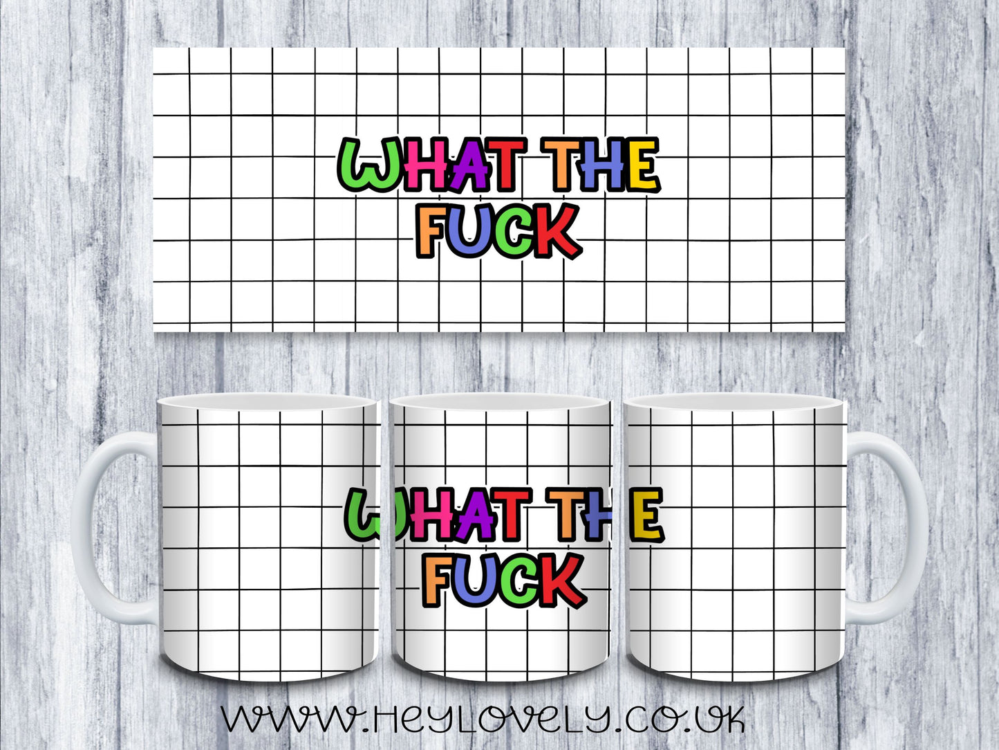 Sweary Mug Check Design