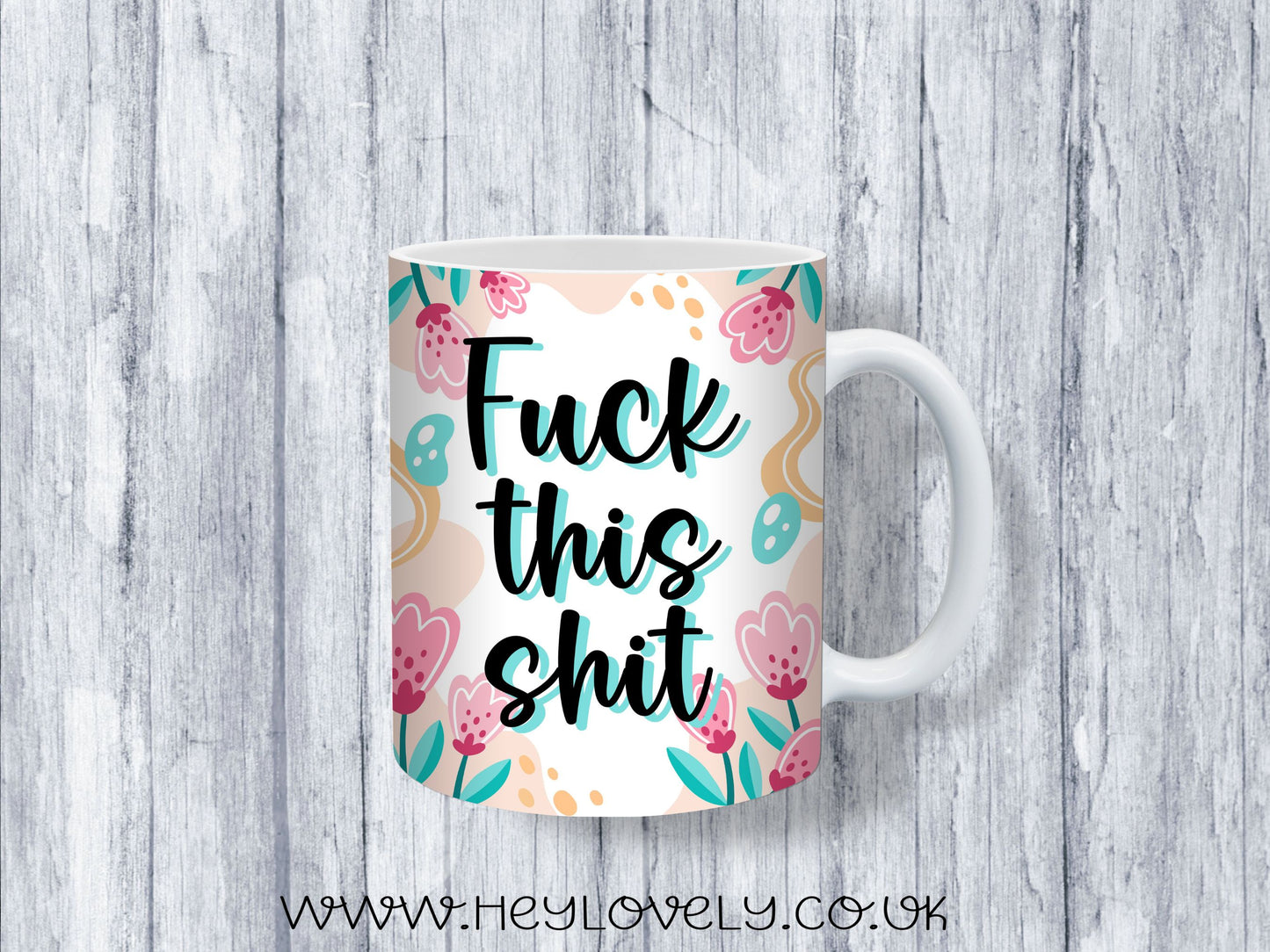 Sweary Mug Florals