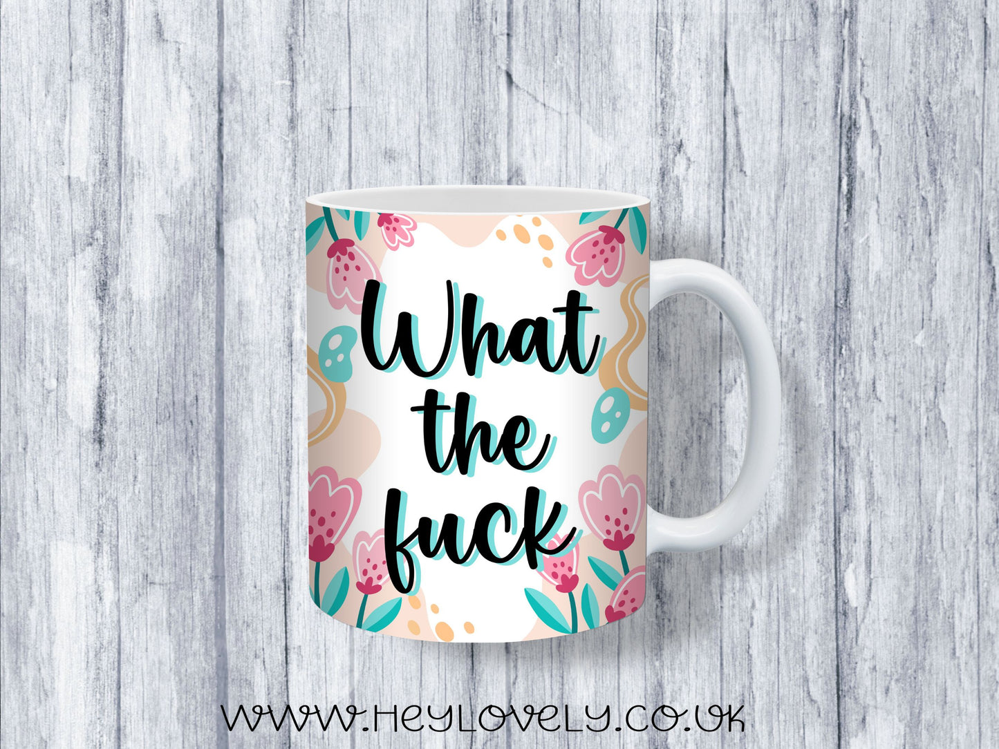 Sweary Mug Florals