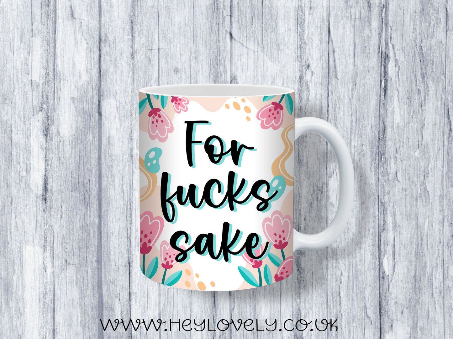 Sweary Mug Florals