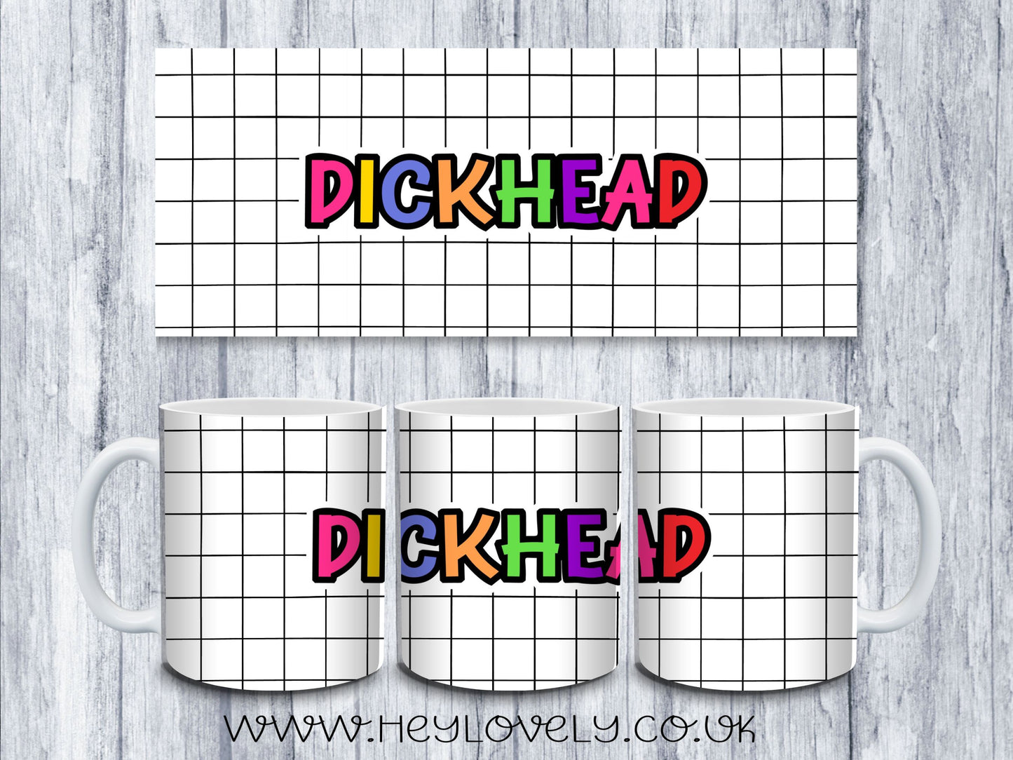 Sweary Mug Check Design
