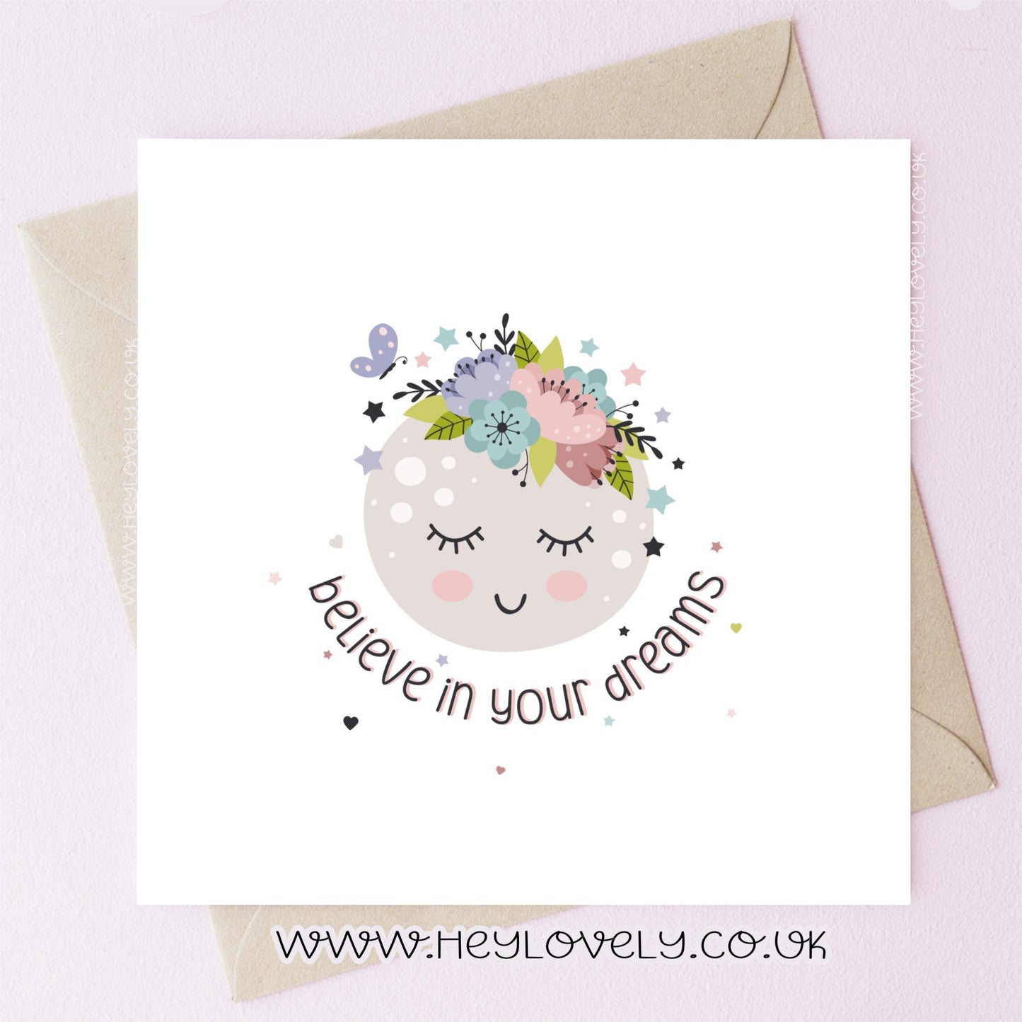 Believe in your dreams card