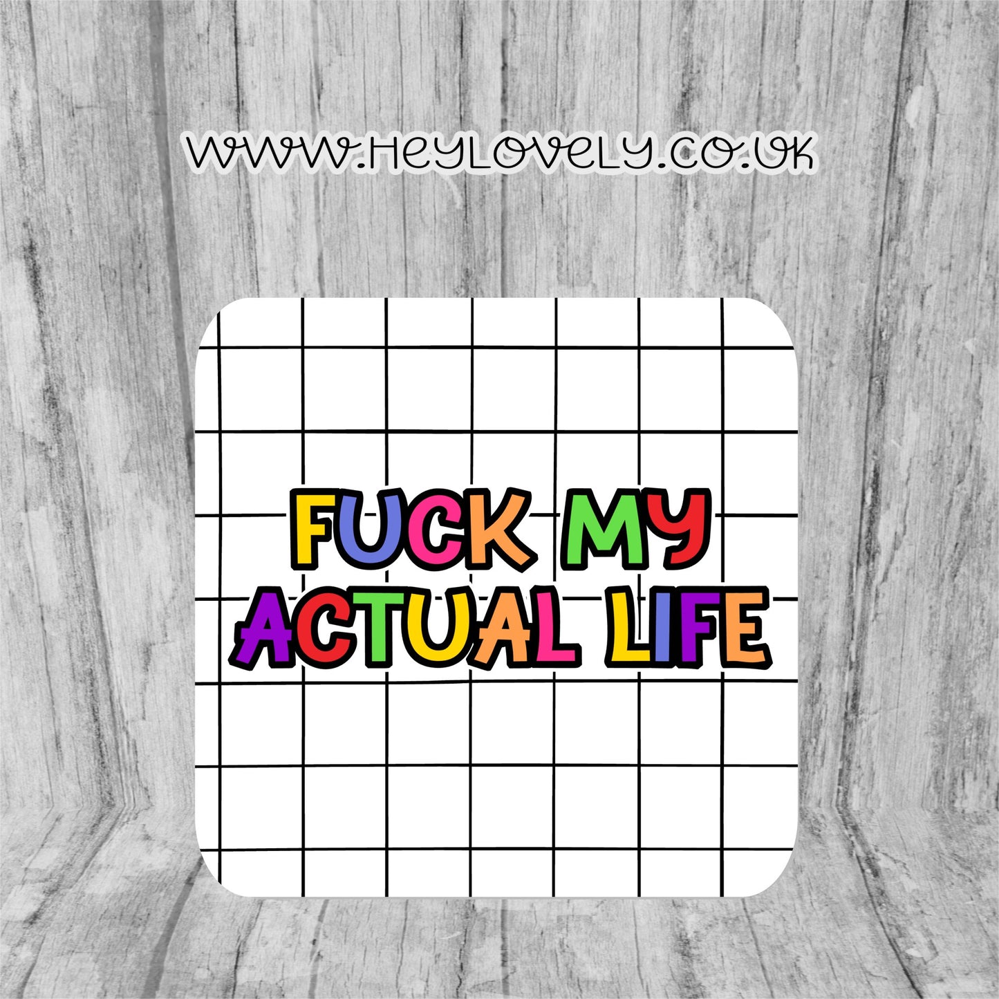 Sweary Mug Check Design