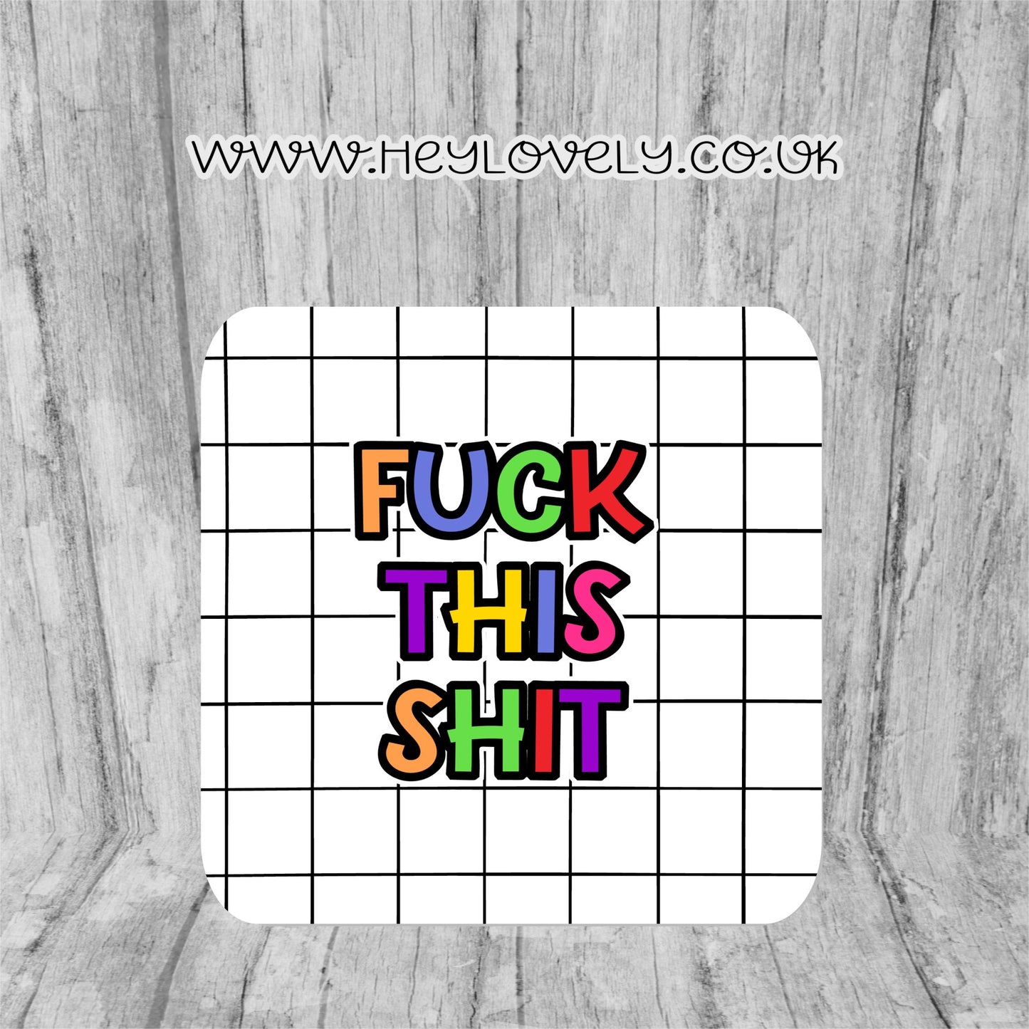 Sweary Mug Check Design