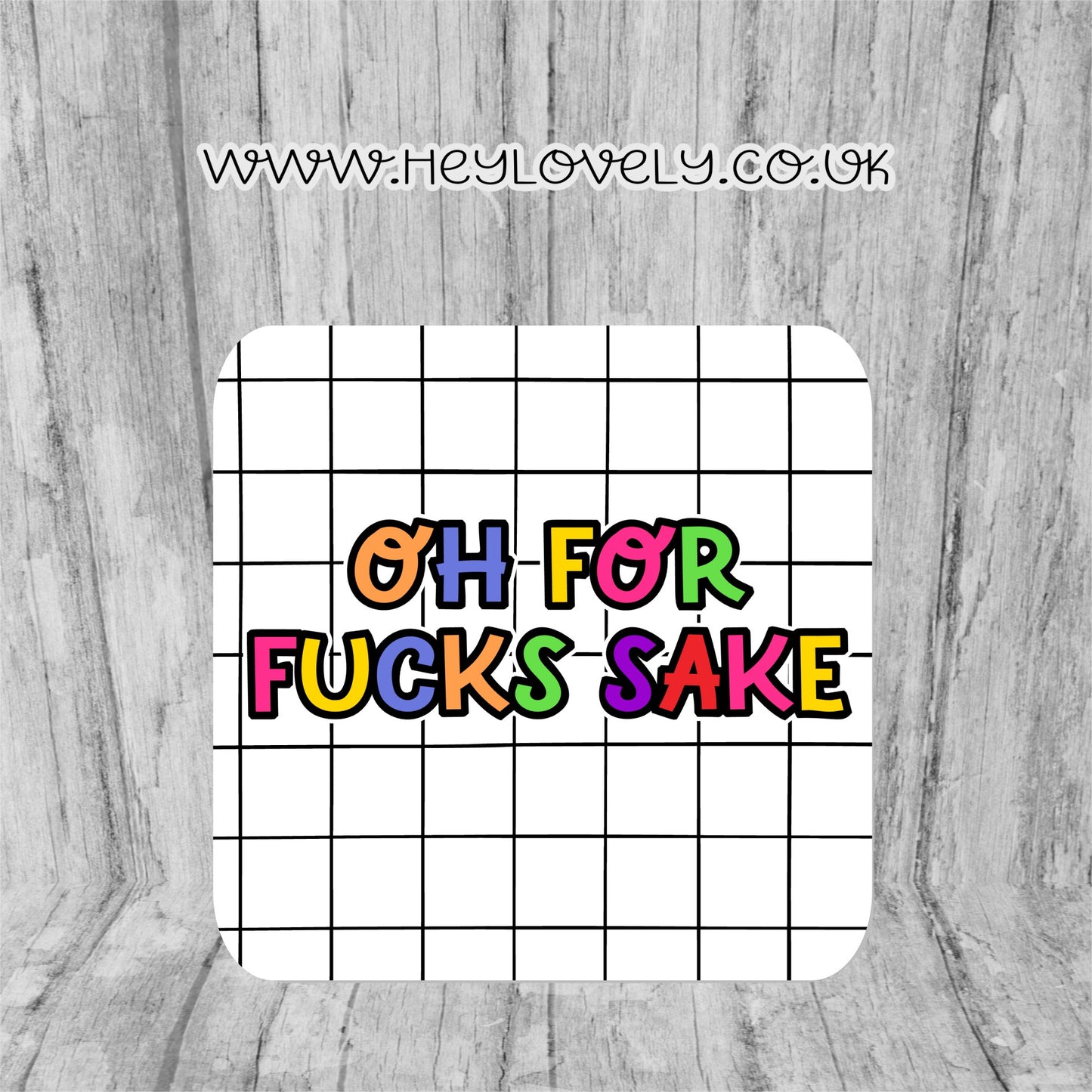 Sweary Mug Check Design