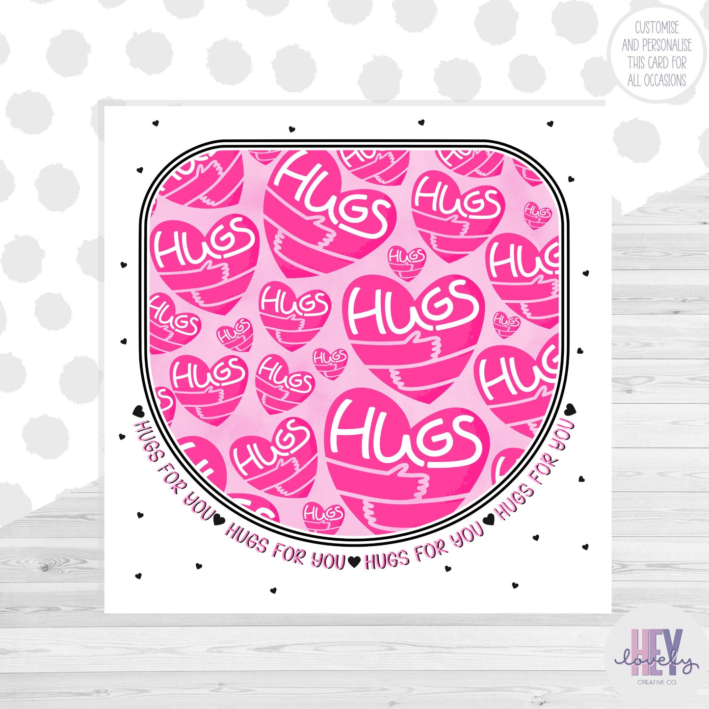 Hugs for you card