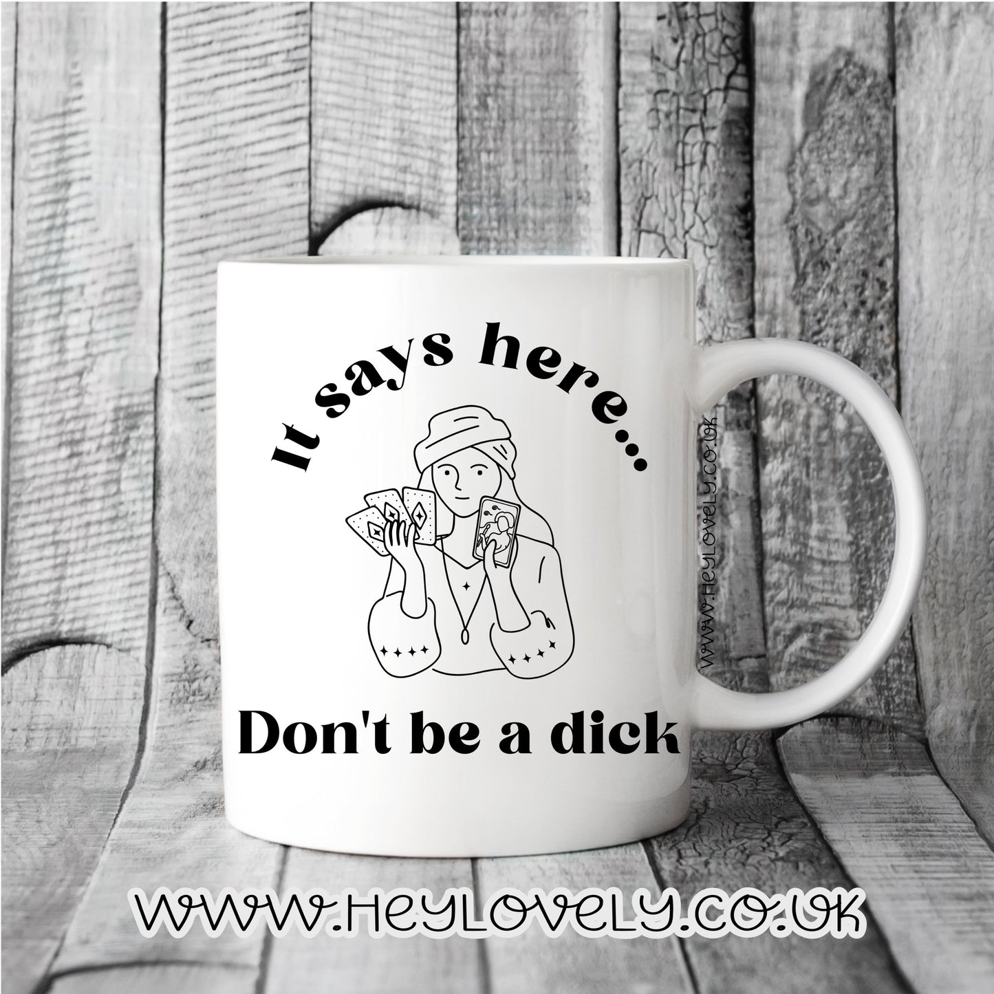 It says here.... mug