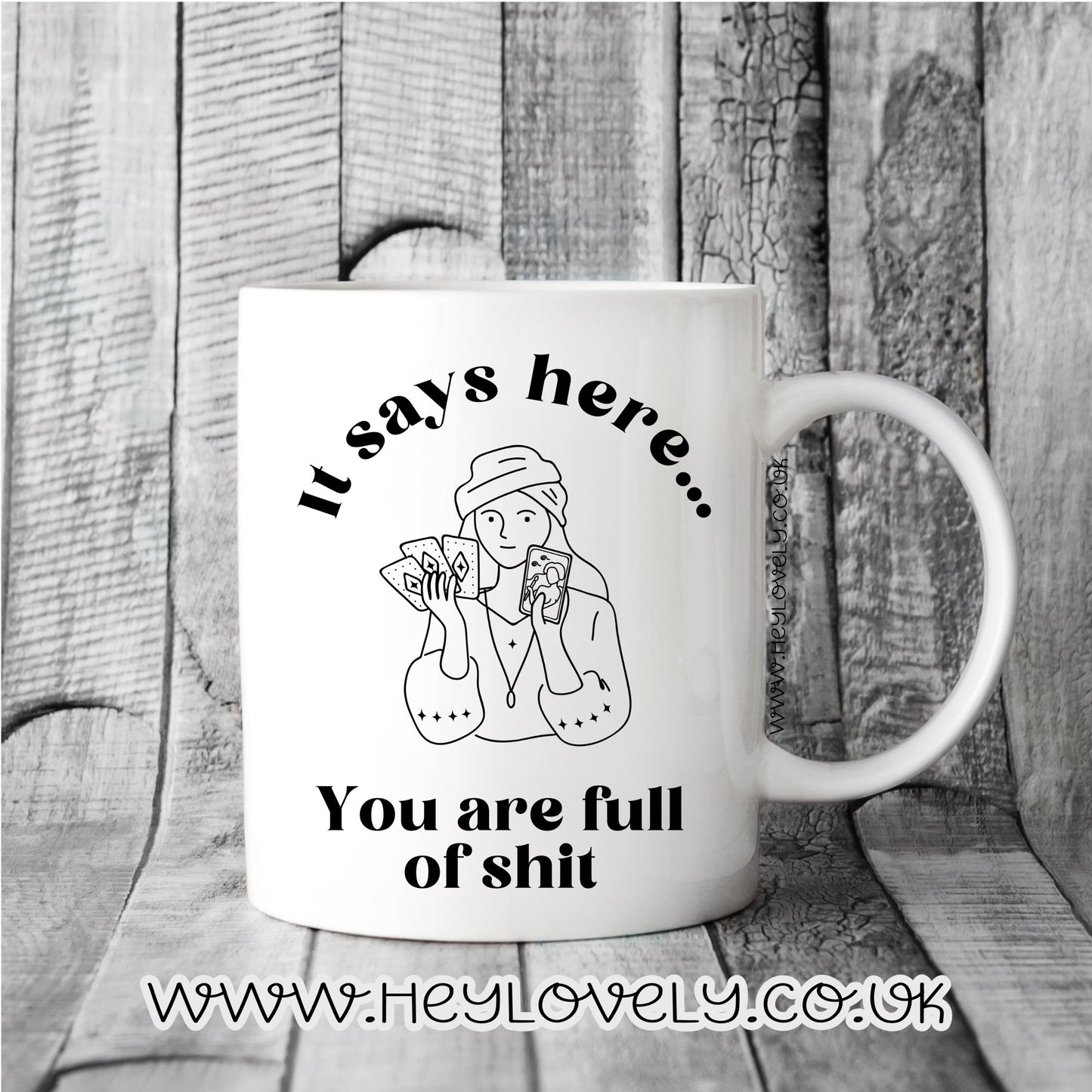It says here.... mug