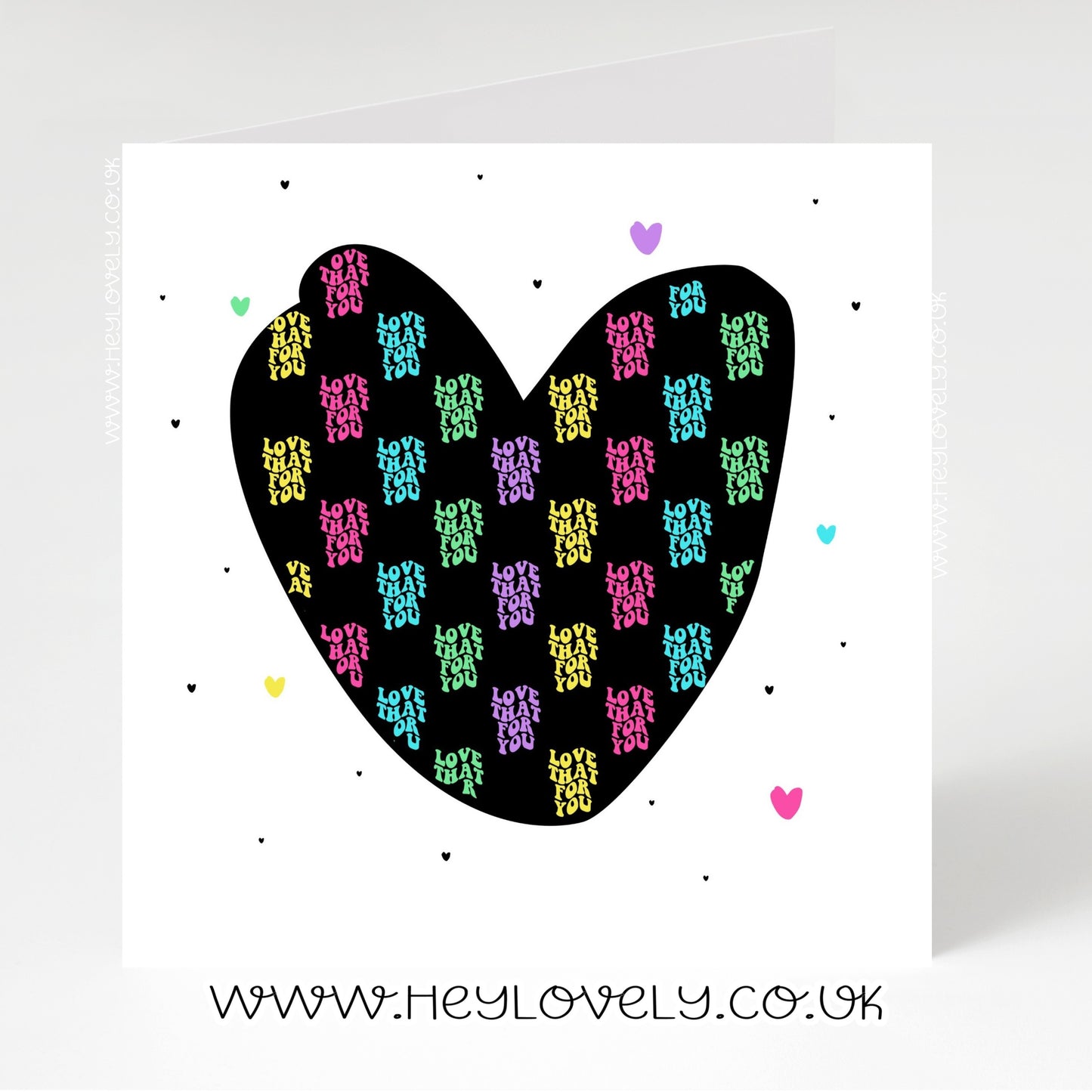 Love that for you card - heart