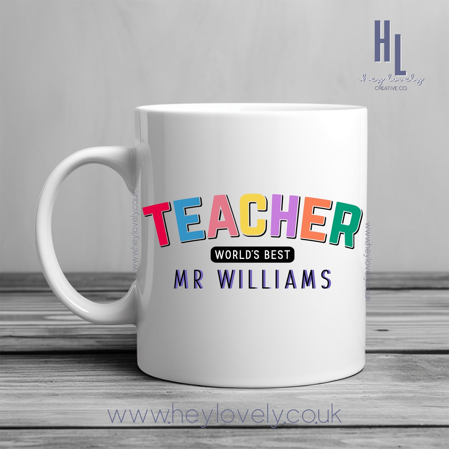 Worlds best teacher DES29