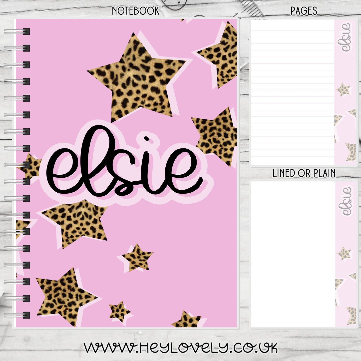A6, A5 or A4 Wire Bound Notebook * Set 29