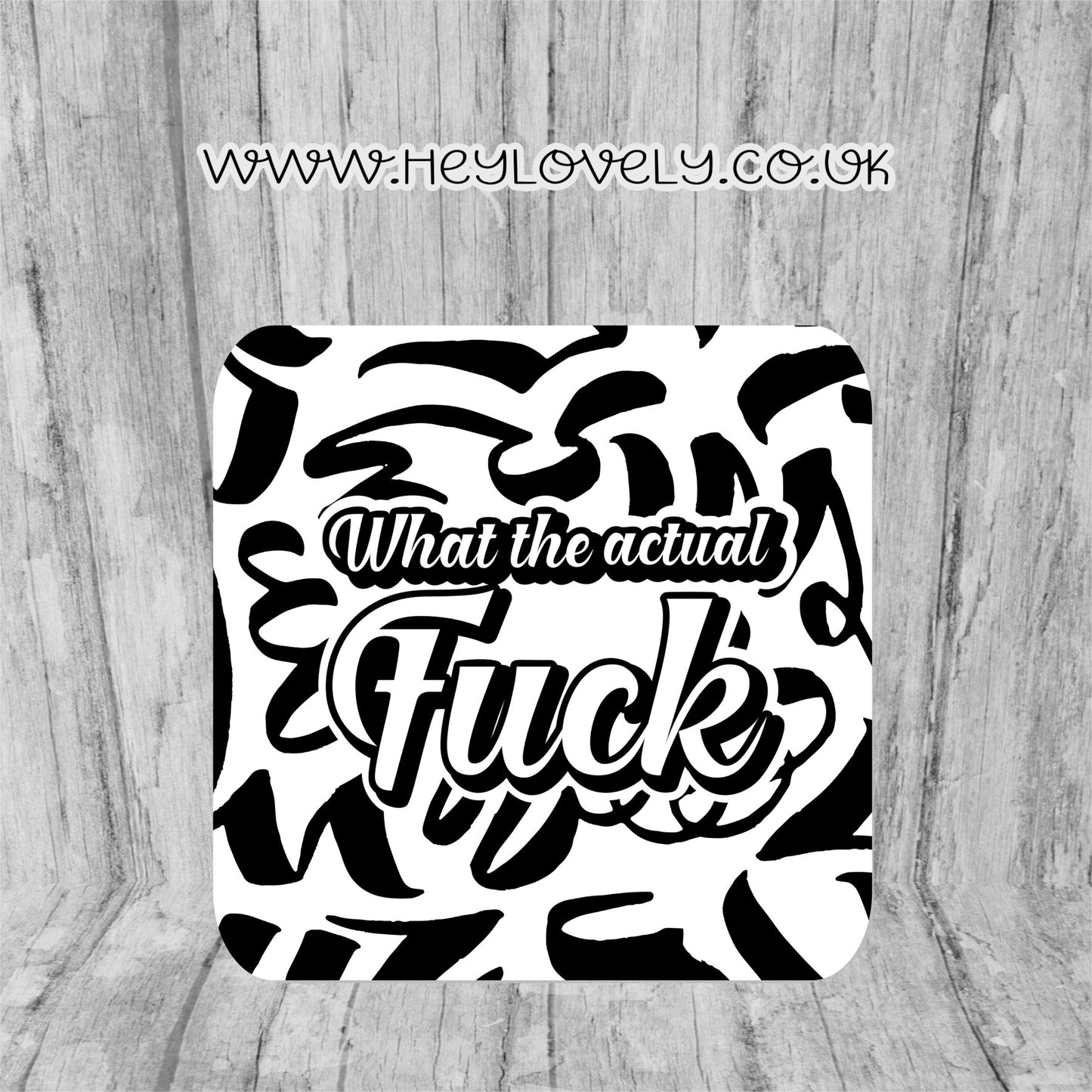 Sweary Mug Black & White Design