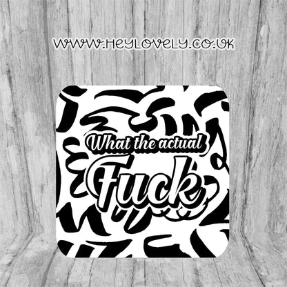 Sweary Mug Black & White Design