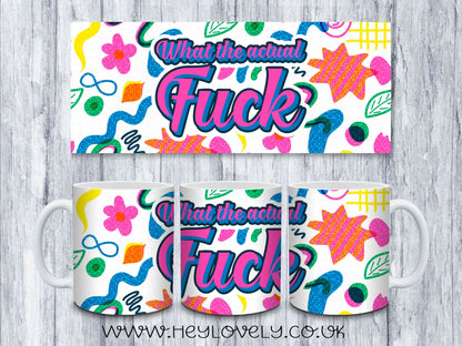 Sweary Mug Bright Design