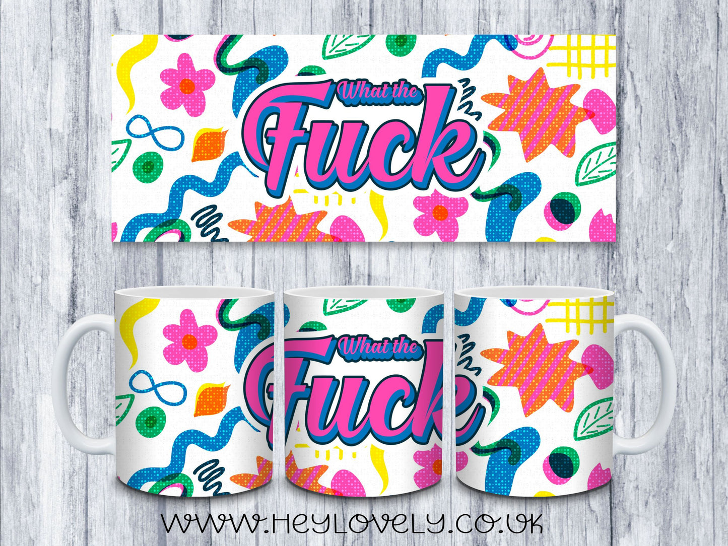 Sweary Mug Bright Design