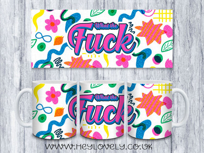 Sweary Mug Bright Design