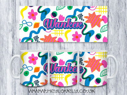 Sweary Mug Bright Design