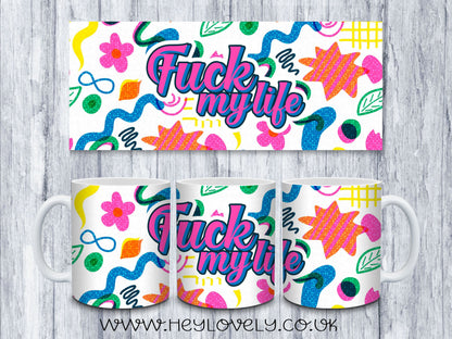 Sweary Mug Bright Design