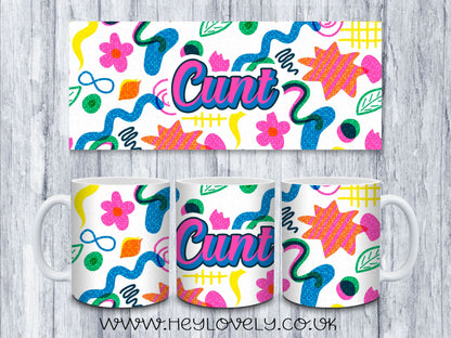 Sweary Mug Bright Design
