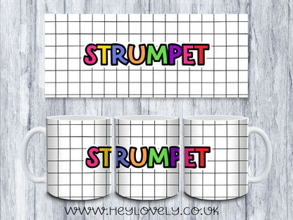 Sweary Mug Check Design