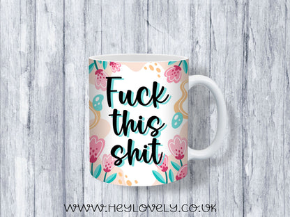 Sweary Mug Florals