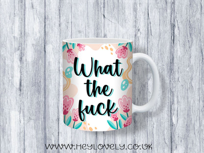 Sweary Mug Florals