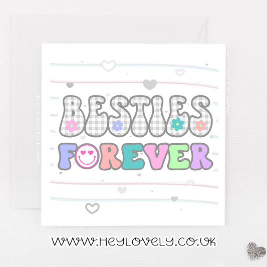 Besties forever card