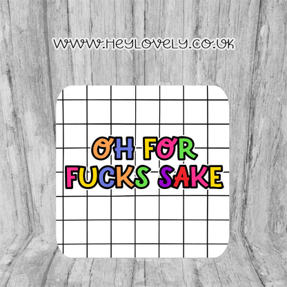 Sweary Mug Check Design