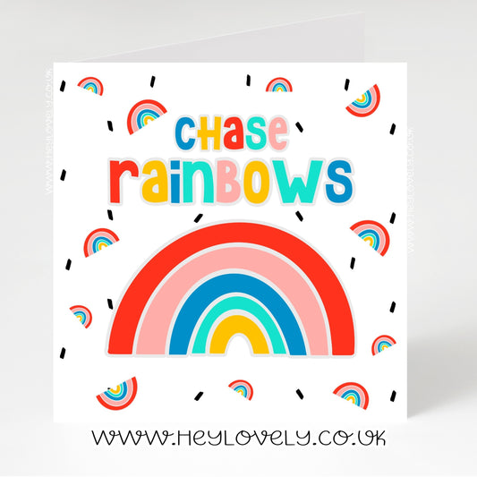 Chase rainbows card