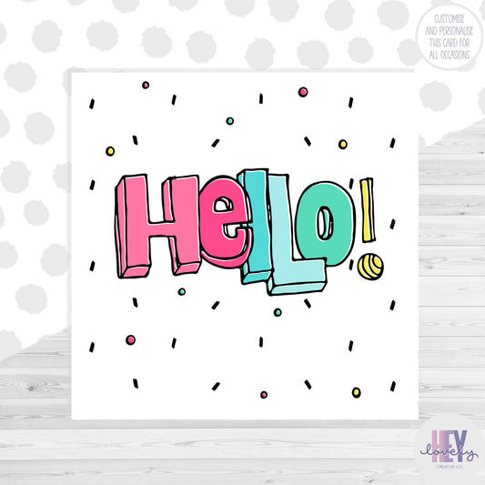 Hello card