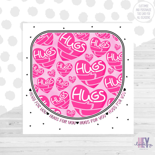 Hugs for you card