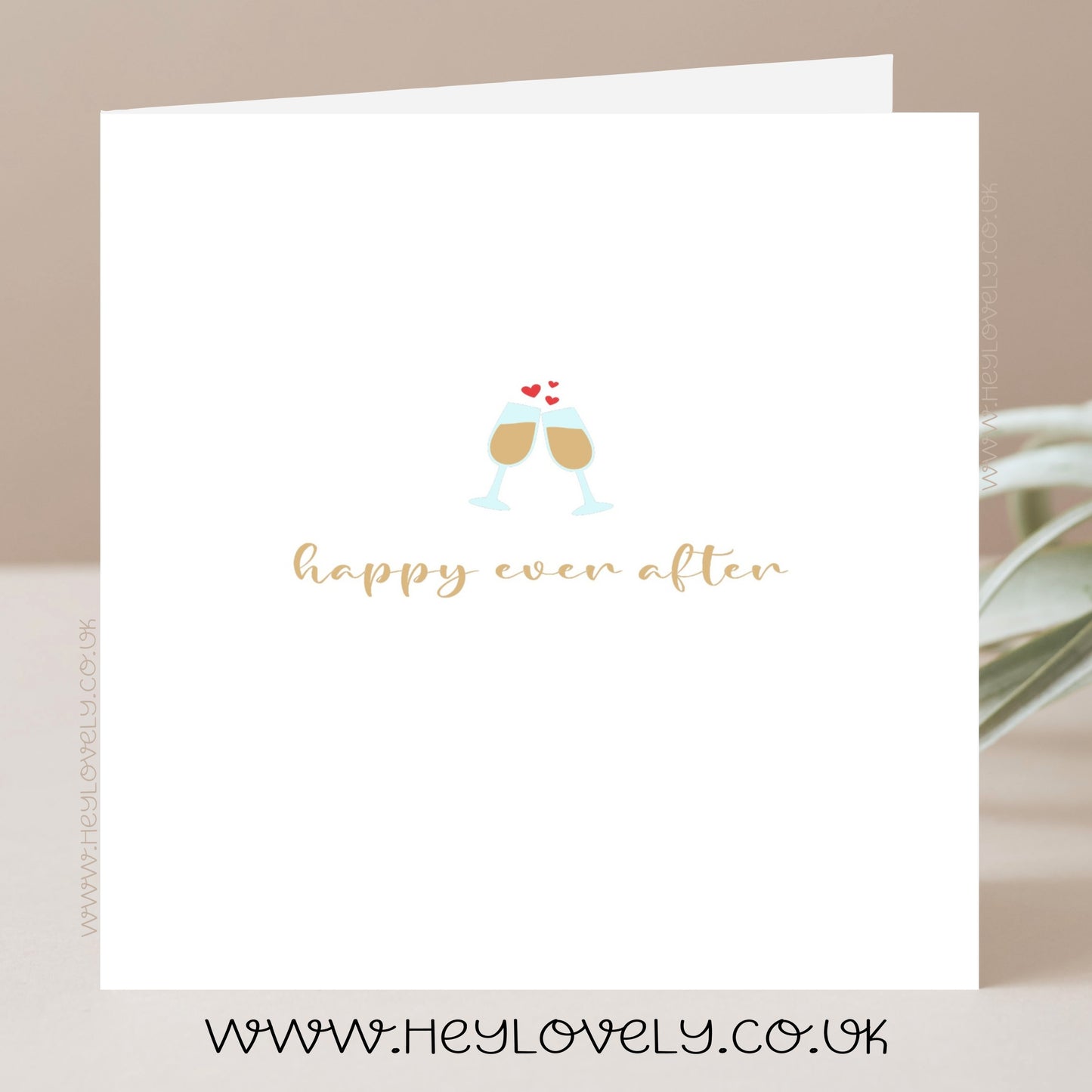 Happily ever after... card - cheers