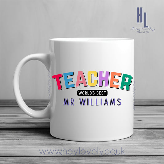 Worlds best teacher DES29