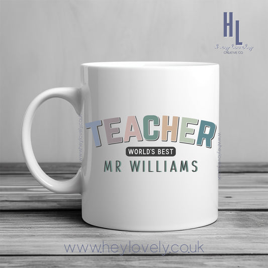 Worlds best teacher DES30