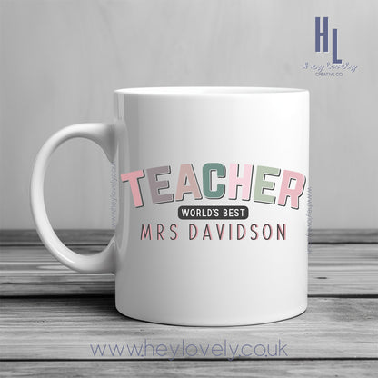 Worlds best teacher DES31