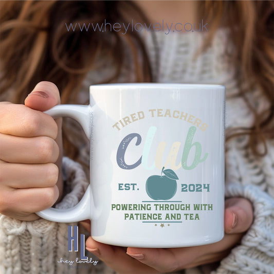 Tired teacher club Tea DES44