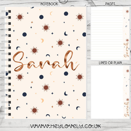 A6, A5 or A4 Wire Bound Notebook * Set 10