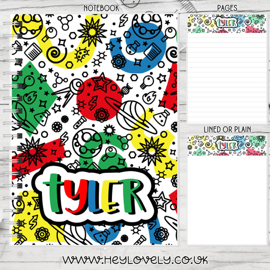 A6, A5 or A4 Wire Bound Notebook * Set 12
