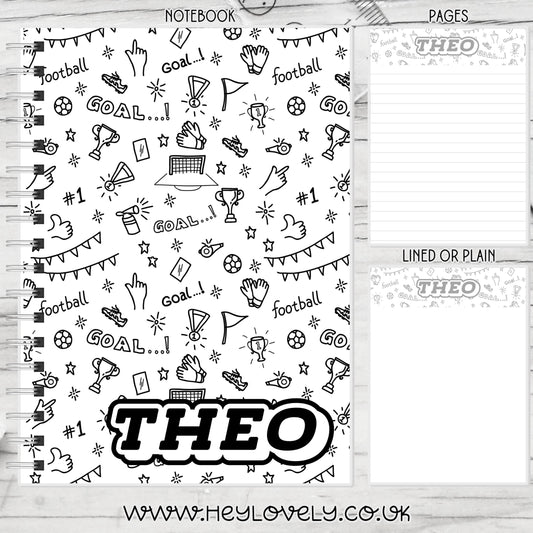 A6, A5 or A4 Wire Bound Notebook * Set 15