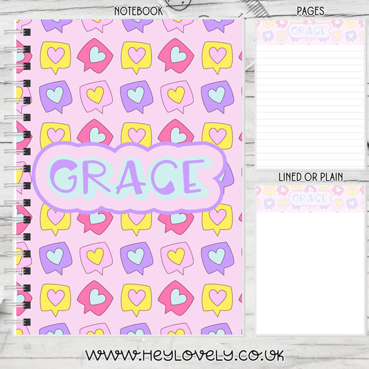 A6, A5 or A4 Wire Bound Notebook * Set 16