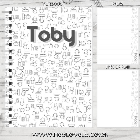 A6, A5 or A4 Wire Bound Notebook * Set 37