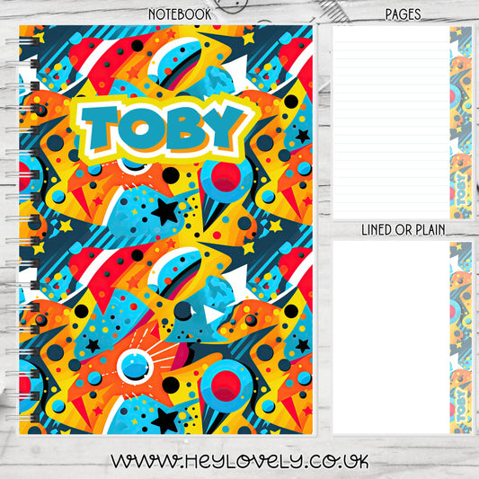 A6, A5 or A4 Wire Bound Notebook * Set 38