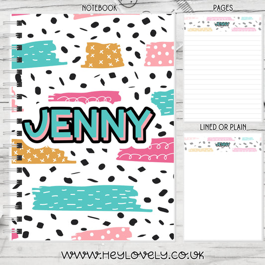 A6, A5 or A4 Wire Bound Notebook * Set 42