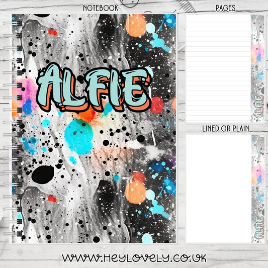 A6, A5 or A4 Wire Bound Notebook * Set 46