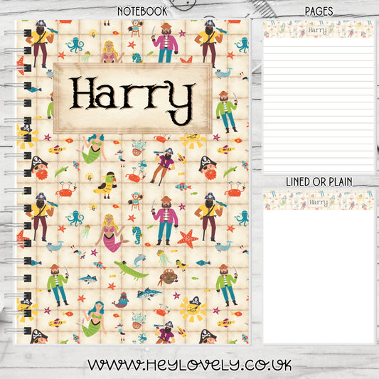 A6, A5 or A4 Wire Bound Notebook * Set 48